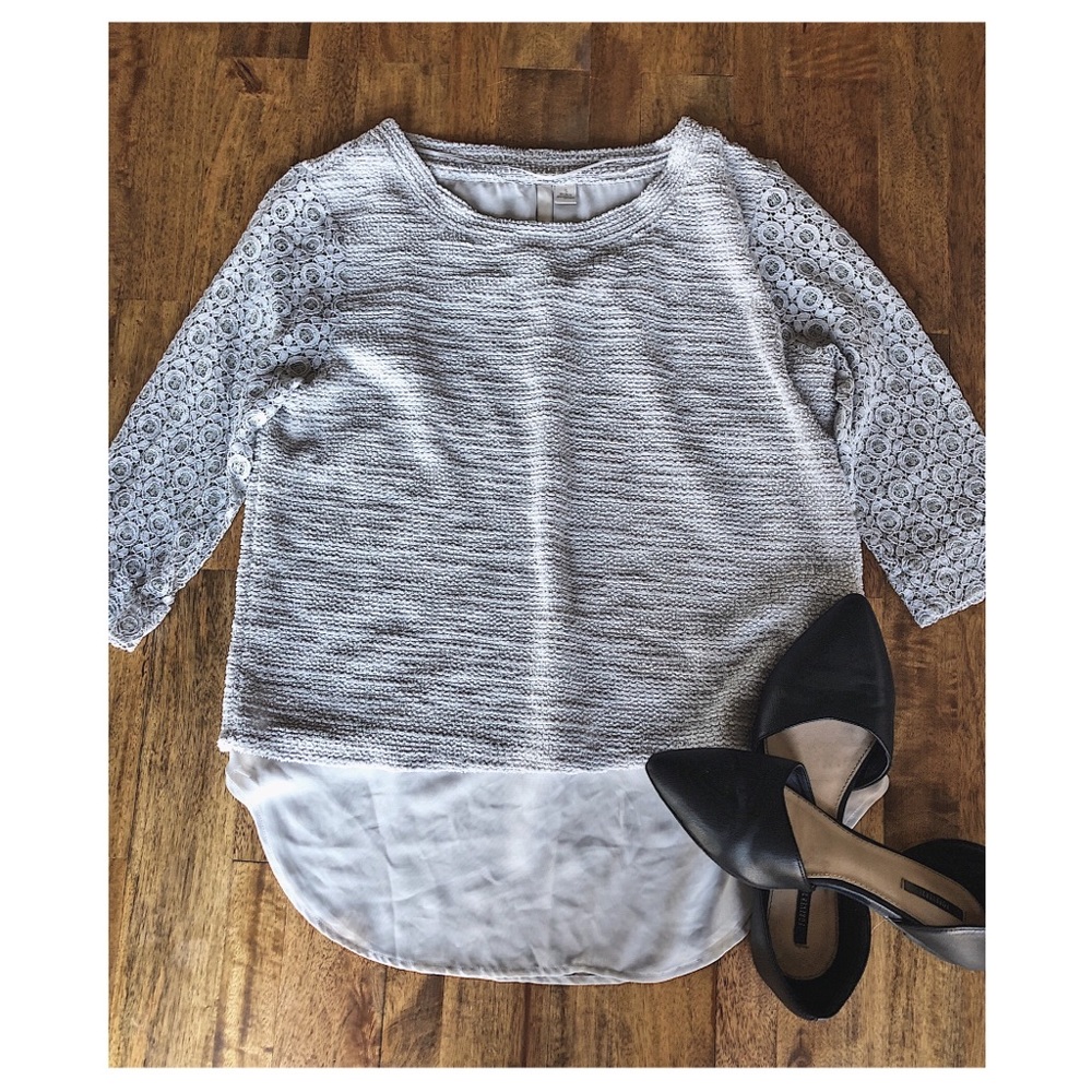 LC Lauren Conrad 3 quarter Sleeve Dress Shirt!